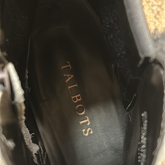 Talbots Tish Stretch Suede Ankle Boot Gray size 10 - Picture 8 of 15